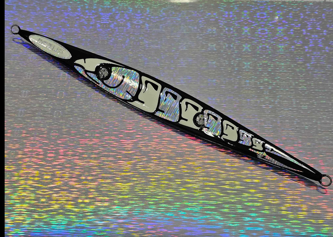 Kilo-Monster Jig - 1,000gram - Holographic Silver / UltraGlow